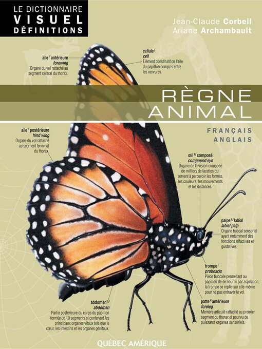 Title details for Le Dictionnaire Visuel Définitions--Règne animal by Ariane Archambault - Available